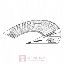 Kątomierz do korpusu BLUM 65.5810 SKLEP INTERNETOWY MERKURY AKCESORIA MEBLOWE MARIUSZ ADAMCZYK