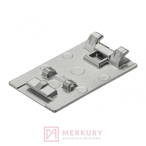 Płytka montażowa puszki zawiasu CRISTALLO drzwi szklanych BLUM 70T4568C SKLEP INTERNETOWY MERKURY AKCESORIA MEBLOWE