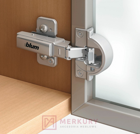 Zawias meblowy wpuszczany BLUM 71B970A do wąskich ram aluminiowych BLUMOTION Clip-T 95° SKLEP INTERNETOWY MERKURYAM Zawias meblowy wpuszczany BLUM 71B970A do wąskich ram aluminiowych BLUMOTION Clip-T 95° SKLEP INTERNETOWY MERKURYAM