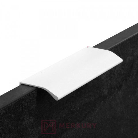 Uchwyt meblowy krawędziowy U11 biały mat Uchwyt meblowy krawędziowy U11 biały mat