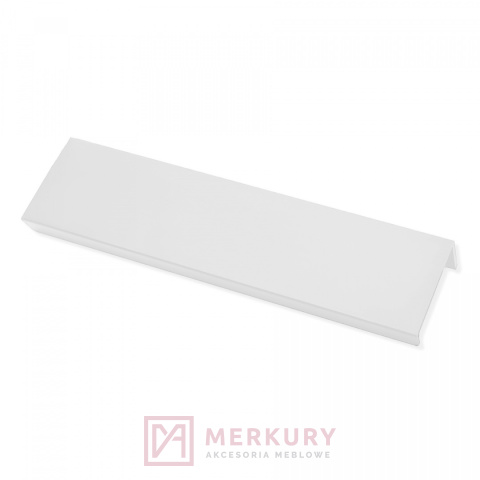 Uchwyt meblowy krawędziowy CORDIA U9 biały mat 300mm MERKURY Akcesoria Meblowe