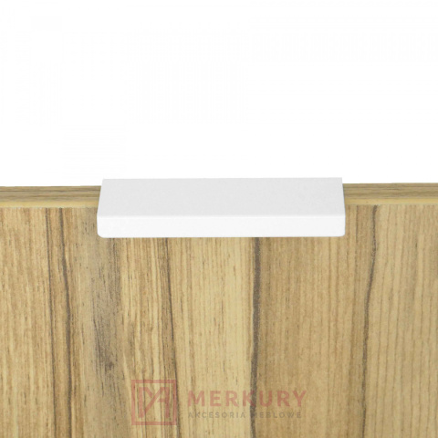 Uchwyt meblowy krawędziowy CORDIA U9 biały mat 300mm MERKURY Akcesoria Meblowe Uchwyt meblowy krawędziowy CORDIA U9 biały mat 300mm MERKURY Akcesoria Meblowe