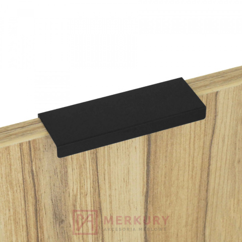 Uchwyt krawędziowy U9, czarny mat, 120mm Uchwyt krawędziowy U9, czarny mat, 120mm