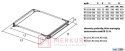 Ramka garderobiana W-3310-720, srebrny, L-720mm NOMET SKLEP INTERNETOWY MERKURY AKCESORIA MEBLOWE MARIUSZ ADAMCZYK