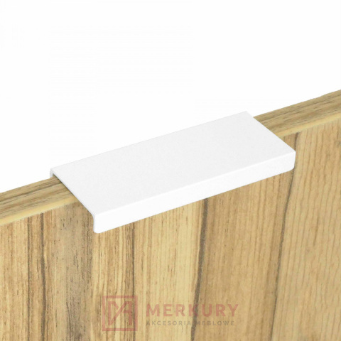 Uchwyt meblowy krawędziowy CORDIA U9 biały mat 300mm MERKURY Akcesoria Meblowe Uchwyt meblowy krawędziowy CORDIA U9 biały mat 300mm MERKURY Akcesoria Meblowe