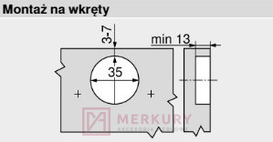 Zawias meblowy BLUM 70M2550 MERKURY Akcesoria Meblowe Mariusz Adamczyk Zawias meblowy BLUM 70M2550 MERKURY Akcesoria Meblowe Mariusz Adamczyk