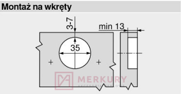 Zawias meblowy BLUM 70T3550 MERKURY Akcesoria Meblowe Mariusz Adamczyk Zawias meblowy BLUM 70T3550 MERKURY Akcesoria Meblowe Mariusz Adamczyk