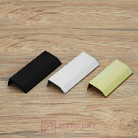 Uchwyt krawędziowy CORDIA G11 złoty mat 120mm MERKURY Akcesoria Meblowe Uchwyt krawędziowy CORDIA G11 złoty mat 120mm MERKURY Akcesoria Meblowe