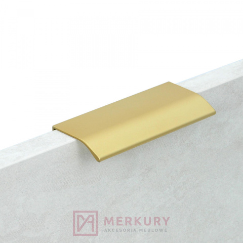 Uchwyt krawędziowy CORDIA G11 złoty mat 600mm MERKURY Akcesoria Meblowe