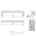 US10-0128-L36 uchwyt meblowy GAMET MERKURY Akcesoria Meblowe sklep internetowy