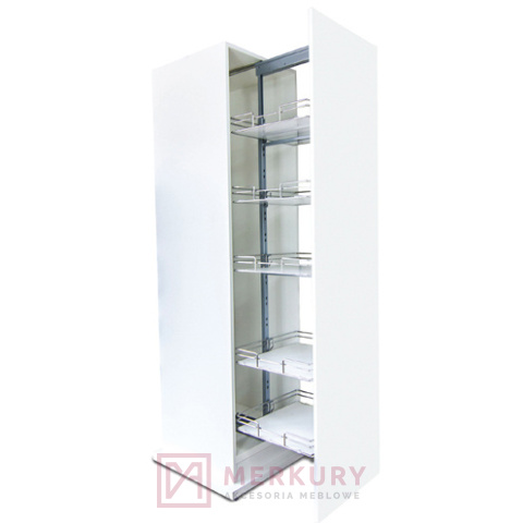 Kosz Cargo Maxi FVG 6-poziomowy biały 400mm H-1900-2080mm MERKURY Akcesoria Meblowe