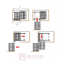 Kosz uniwersalny NOMET Magic Komfort W-6000 1000mm srebrny MERKURY Akcesoria Meblowe