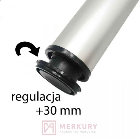 Noga meblowa GTV NM-A61100-05 aluminium 60x60 1100mm MERKURY Akcesoria Meblowe Noga meblowa GTV NM-A61100-05 aluminium 60x60 1100mm MERKURY Akcesoria Meblowe