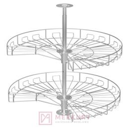 Kosz obrotowy do narożnika 3/4 fi 820 MERKURY Akcesoria Meblowe