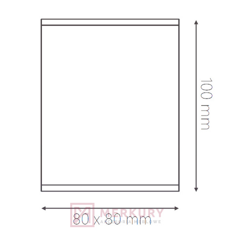 Nóżka meblowa kwadratowa 80x80 H-100mm biała MERKURY Akcesoria Meblowe Nóżka meblowa kwadratowa 80x80 H-100mm biała MERKURY Akcesoria Meblowe