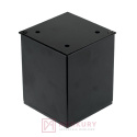 Nóżka meblowa kwadratowa 80x80 H-100mm czarny MERKURY Akcesoria Meblowe