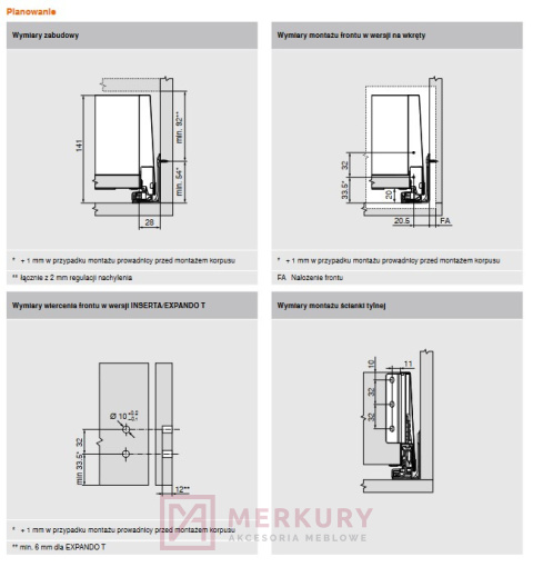 Boki szuflady MERIVOBOX BLUM 470K3502S wys."K" antracyt 350mm MERKURY Akcesoria Meblowe Boki szuflady MERIVOBOX BLUM 470K3502S wys."K" antracyt 350mm MERKURY Akcesoria Meblowe