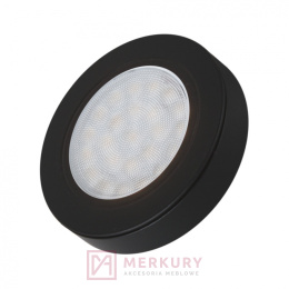 Oprawa meblowa LED OVAL 2W neutralny biały czarny MERKURY Akcesoria Meblowe