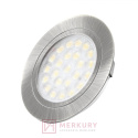 Oprawa meblowa LED OVAL 12C 2W ciepły biały aluminium mat MERKURY Akcesoria Meblowe