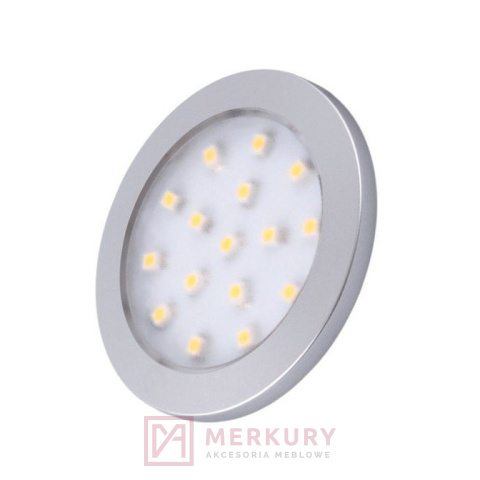 Oprawa meblowa LED ORBIT 1,5W neutralny biały aluminium mat MERKURY Akcesoria Meblowe Oprawa meblowa LED ORBIT 1,5W neutralny biały aluminium mat MERKURY Akcesoria Meblowe