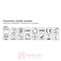 Oprawa meblowa LED ORBIT 1,5W neutralny biały aluminium mat MERKURY Akcesoria Meblowe