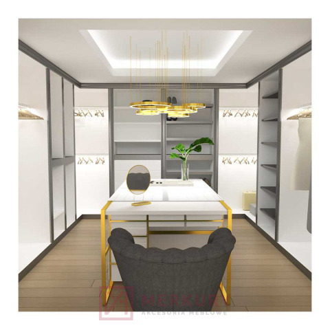 Profil aluminiowy reling SLIM aluminium 2m MERKURY Akcesoria Meblowe Profil aluminiowy reling SLIM aluminium 2m MERKURY Akcesoria Meblowe