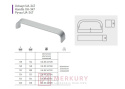 UA-347 Uchwyt meblowy, aluminium mat, GTV, sklep internetowy MERKURY Akcesoria Meblowe Mariusz Adamczyk