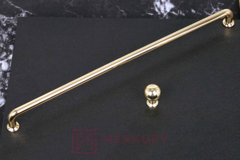 Uchwyt meblowy relingowy GTV NORD złoty połysk 128mm MERKURY Akcesoria Meblowe Uchwyt meblowy relingowy GTV NORD złoty połysk 128mm MERKURY Akcesoria Meblowe