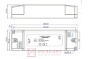Zasilacz LED driver 3A 12VDC 36W MERKURY Akcesoria Meblowe Zasilacz LED driver 3A 12VDC 36W MERKURY Akcesoria Meblowe