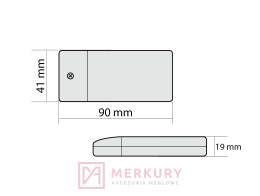 Zasilacz napięciowy driver ZN-DR 1,33A 12VDC 16W MERKURY Akcesoria Meblowe