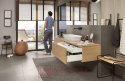 Boki szuflady MERIVOBOX BLUM 470K3502S wys."K" antracyt 350mm MERKURY Akcesoria Meblowe