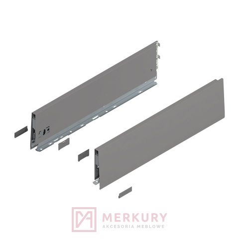 Boki szuflady MERIVOBOX BLUM 470K3502S wys."K" antracyt 350mm MERKURY Akcesoria Meblowe