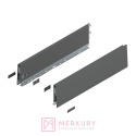 Boki szuflady MERIVOBOX BLUM 470K4502S wys."K" antracyt 450mm MERKURY Akcesoria Meblowe