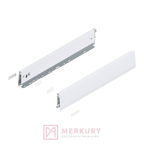Boki szuflady MERIVOBOX BLUM 470M4002S wys."M" biały 400mm MERKURY Akcesoria Meblowe