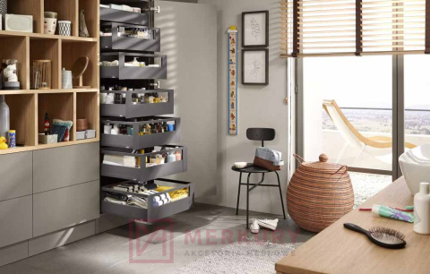 Reling podłużny MERIVOBOX BLUM ZR4.300RS.E biały 300mm MERKURY Akcesoria Meblowe Reling podłużny MERIVOBOX BLUM ZR4.300RS.E biały 300mm MERKURY Akcesoria Meblowe