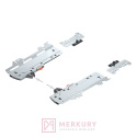 TIP-ON BLUMOTION do MERIVOBOX "L1" T60H4340 ≤20kg, NL=350-600mm jasnoszary MERKURY Akcesoria Meblowe