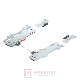 TIP-ON BLUMOTION do MERIVOBOX "L1" T60H4340 ≤20kg, NL=350-600mm jasnoszary MERKURY Akcesoria Meblowe