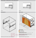 TIP-ON BLUMOTION do MERIVOBOX "L1" T60H4340 ≤20kg, NL=350-600mm jasnoszary MERKURY Akcesoria Meblowe