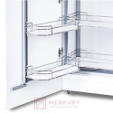 Kosz Cargo Maxi Tandem FGV 6-poziomowy biały 600mm, H-1725mm MERKURY Akcesoria Meblowe