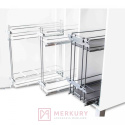 Kosz Cargo Mini 2-poziomowy FGV antracyt 40cm MERKURY Akcesoria Meblowe