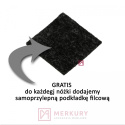 Nóżka meblowa regulowana NMK biały mat H-150mm MERKURY Akcesoria Meblowe