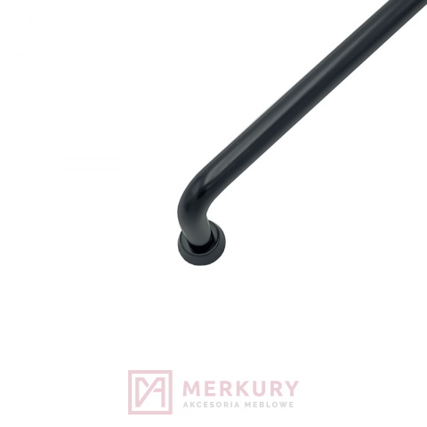 Uchwyt meblowy US18 czarny mat 96mm MERKURY Akcesoria Meblowe Uchwyt meblowy US18 czarny mat 96mm MERKURY Akcesoria Meblowe
