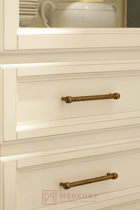 Uchwyt meblowy RE23 złoty połysk 128mm MERKURY Akcesoria Meblowe