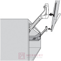 Zestaw podnośników AVENTOS HL BLUM 20L3900.06, H-450-580mm SKLEP INTERNETOWY MERKURY AKCESORIA MEBLOWE