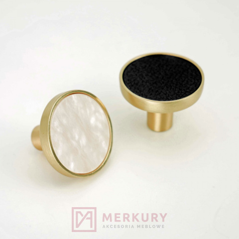 Gałka meblowa SCHAFFNER PEARL złoto szczotkowane fi 32mm MERKURY Akcesoria Meblowe Gałka meblowa SCHAFFNER PEARL złoto szczotkowane fi 32mm MERKURY Akcesoria Meblowe
