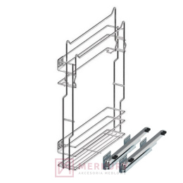 Kosz Cargo Mini 2-poziomowy REJS WE29.0012 ocynk 150mm MERKURY Akcesoria Meblowe