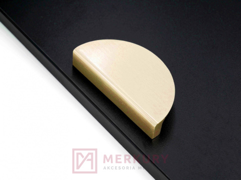 Uchwyt meblowy SCHAFFNER MOON złoty szczotkowany 64mm MERKURY Akcesoria Meblowe