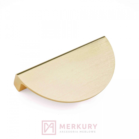 Uchwyt meblowy SCHAFFNER MOON złoty szczotkowany 64mm MERKURY Akcesoria Meblowe