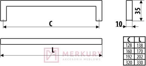 Uchwyt meblowy GAMET UU86 czarny mat MERKURY Akcesoria Meblowe sklep internetowy Uchwyt meblowy GAMET UU86 czarny mat MERKURY Akcesoria Meblowe sklep internetowy