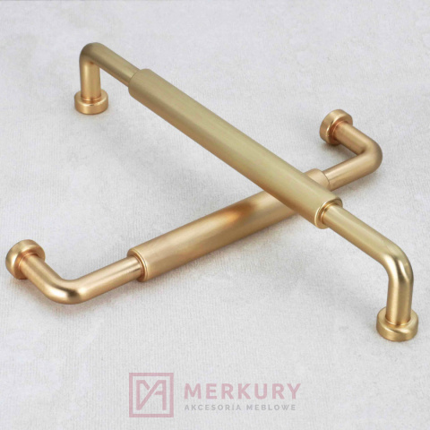 Uchwyt meblowy relingowy SCHAFFNER FLO złoty szczotkowany 320mm MERKURY Akcesoria Meblowe Uchwyt meblowy relingowy SCHAFFNER FLO złoty szczotkowany 320mm MERKURY Akcesoria Meblowe